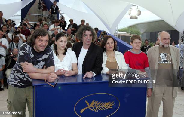 Sarajevo-born director Emir Kusturica and Serbian actors Marija Petronijevic, Miki Manojlovic, Ljiljana Blagojevic, Uros Milovanovic and Aleksandar...