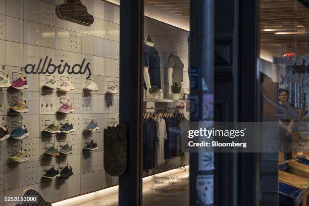 An Allbirds store in the SoHo neighborhood of New York, US, on Wednesday, May 4, 2023. Allbirds Inc. Is scheduled to release earnings figures on May...