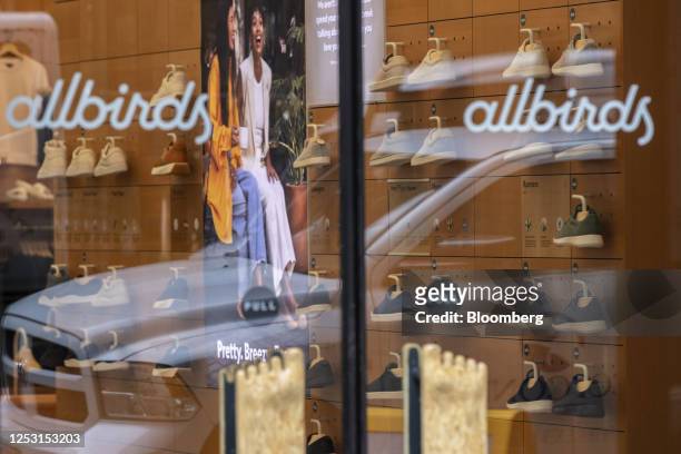 An Allbirds store on Fifth Avenue in New York, US, on Wednesday, May 4, 2023. Allbirds Inc. Is scheduled to release earnings figures on May 9....