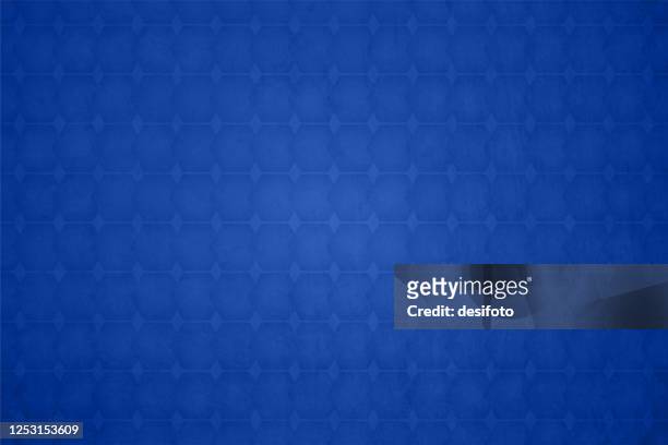 ilustrações de stock, clip art, desenhos animados e ícones de bright royal blue coloured grunge chequered background with seamless pattern of interconnected  small rhombus shapes all over - royal blue