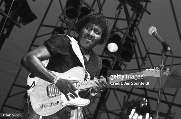 Guitarist Albert Collins performs in Minnesota around 1992.