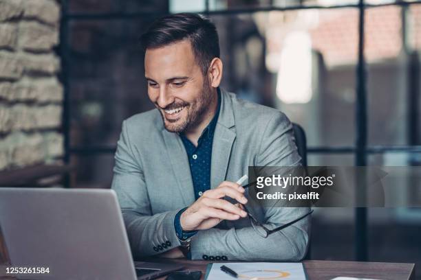 business communication - handsome people stock pictures, royalty-free photos & images