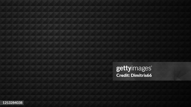 ilustrações de stock, clip art, desenhos animados e ícones de smooth geometric pattern background - black color