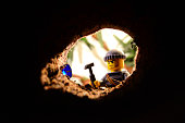 Toy Mini-Figure Blue Jewel Excavation
