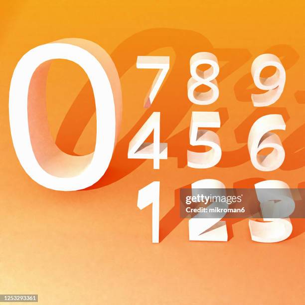 numbers, 3d concept - 3d number 2 stock pictures, royalty-free photos & images