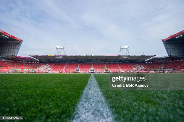 General inside view of De Grolsch Veste prior to the Azerion Vrouwen Eredivisie match between FC Twente and Feyenoord at De Grolsch Veste on May 7,...