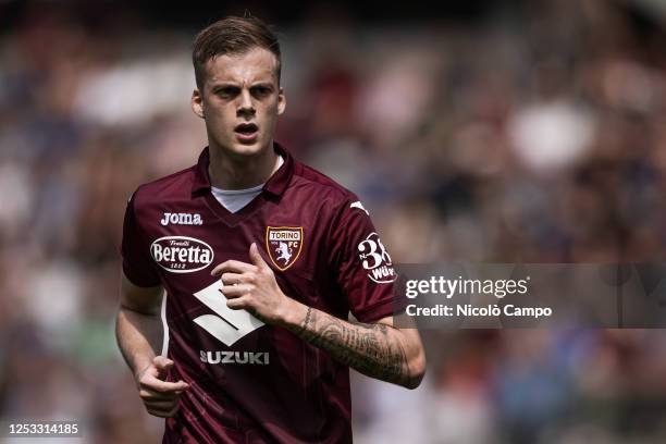Ivan Ilic of Torino FC looks on during the Serie A football match between Torino FC and AC Monza. The match ended 1-1 tie.