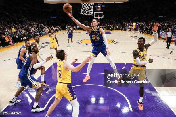 Los Angeles, CA, Monday, May 8, 2023 - The LA Lakers and the Golden State Warriors in game four of the NBA Western Conference Finals at Crypto.com...