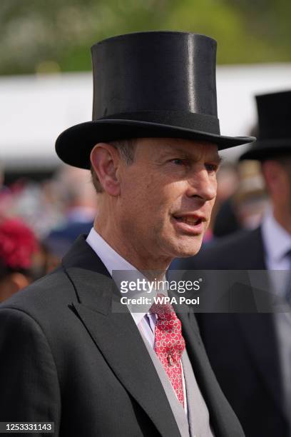 The Duke of Edinburgh during a Garden Party in celebration of the coronation at Buckingham Palace, on May 9, 2023 in London, England.