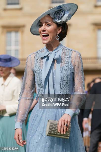 Catherine, Princess of Wales during a Garden Party in celebration of the coronation at Buckingham Palace, on May 9, 2023 in London, England.