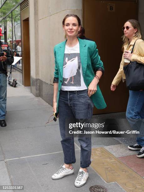 Rebecca Ferguson is seen leaving the 'Today' Show on May 09, 2023 in New York City.