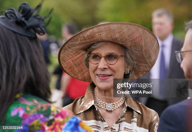 The Duchess of Gloucester during a Garden Party at a celebration of the coronation at Buckingham Palace, on May 9, 2023 in London, England.