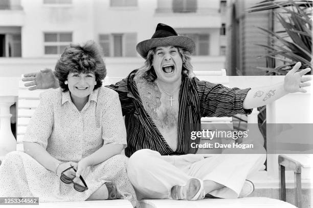 Ozzy Osbourne and Sharon Osbourne in Brazil, 1985