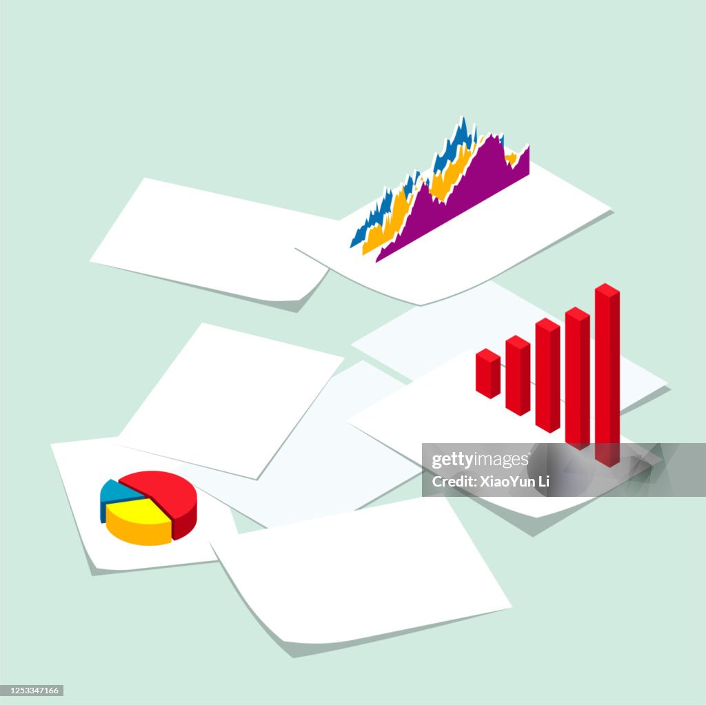 Paper Vector Observation Scattered Papers Vector