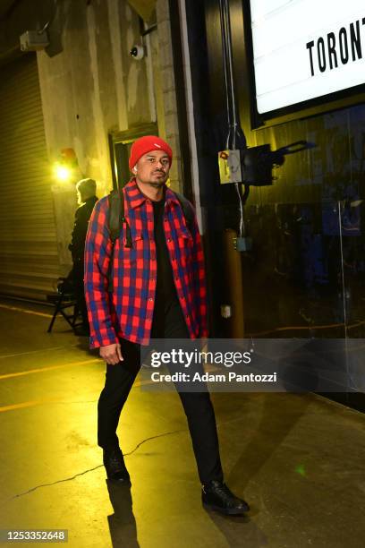 Assistant Coach Earl Watson arrives before the game on February 1, 2023 at Crypto.Com Arena in Los Angeles, California. NOTE TO USER: User expressly...