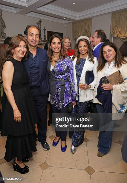 Photo London co-founder Fariba Farshad, Darius Sanai, Maria Sukkar, Katy Wickremesinghe and Maryam Eisler attend the Photo London VIP dinner to...