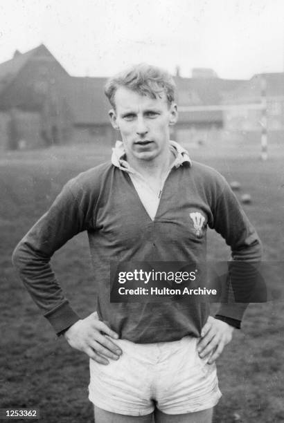 Ken Scotland, Rugby full-back for Cambridge and Scotland. Mandatory Credit: Allsport Hulton/Archive