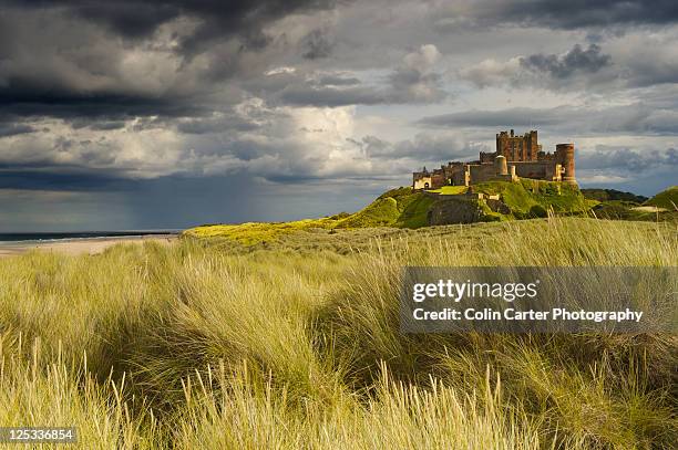 bamburgh castle - bamburgh castle stock pictures, royalty-free photos & images