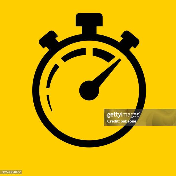 stopwatch icon - different races stock illustrations