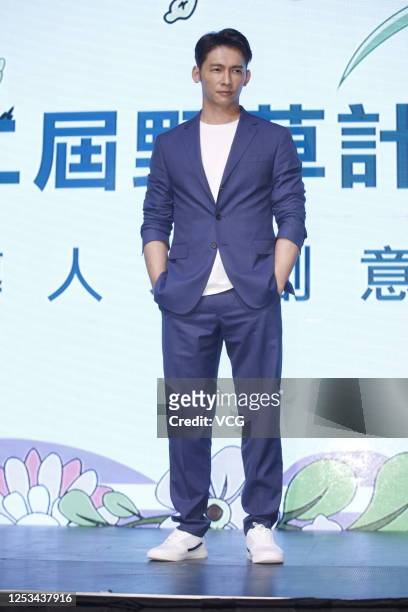Actor James Wen attends a press conference on June 30, 2020 in Taipei, Taiwan of China.