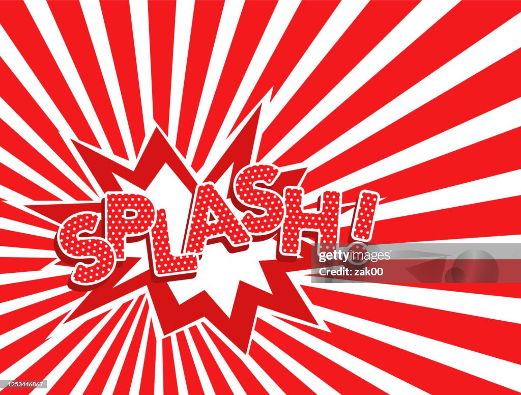 Comic Sign Splash Comic Text Splash High-Res Vector Graphic - Getty Images