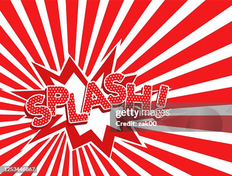 Comic Text Splash High-Res Vector Graphic - Getty Images
