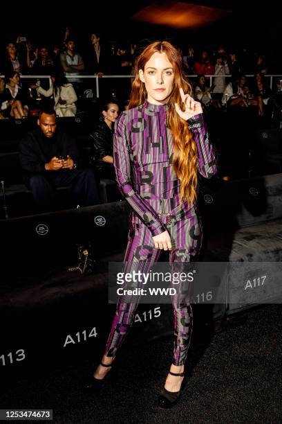 Riley Keough attends the Chanel 2024 Ready To Wear Collection Runway Show at Paramount Studios on May 9, 2023 in Los Angeles, California.