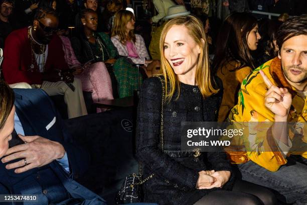 Leslie Mann attends the Chanel 2024 Ready To Wear Collection Runway Show at Paramount Studios on May 9, 2023 in Los Angeles, California.