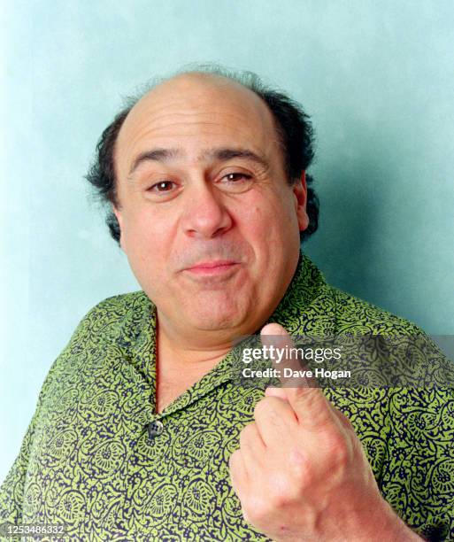 Danny DeVito poses for portraits while promoting the film Get Shorty in London in 1995 .