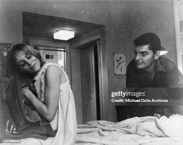 Carrie Snodgress and Richard Benjamin are a young couple struggling to preserve their marriage in spite of their differences in a scene from the film...