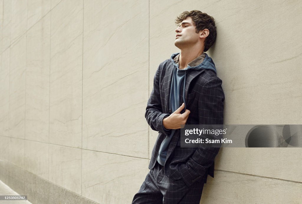 Sean O'Pry, Glass Men, Fall/Winter 2017