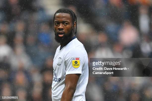 Preston North End's Joshua Onomah during the Sky Bet Championship between Preston North End and Sunderland at Deepdale on May 8, 2023 in Preston,...