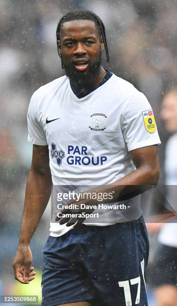 Preston North End's Joshua Onomah during the Sky Bet Championship between Preston North End and Sunderland at Deepdale on May 8, 2023 in Preston,...