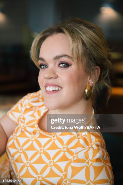 Former Paralympian swimmer Ellie Simmonds is photographed for BAFTA on February 23, 2023 in London, England.