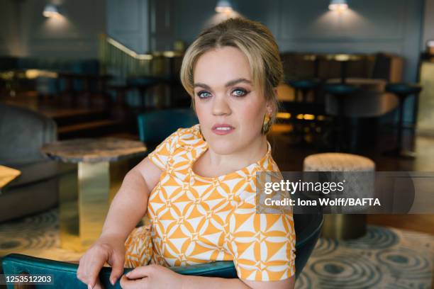 Former Paralympian swimmer Ellie Simmonds is photographed for BAFTA on February 23, 2023 in London, England.