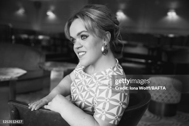 Former Paralympian swimmer Ellie Simmonds is photographed for BAFTA on February 23, 2023 in London, England.