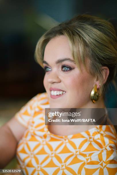 Former Paralympian swimmer Ellie Simmonds is photographed for BAFTA on February 23, 2023 in London, England.