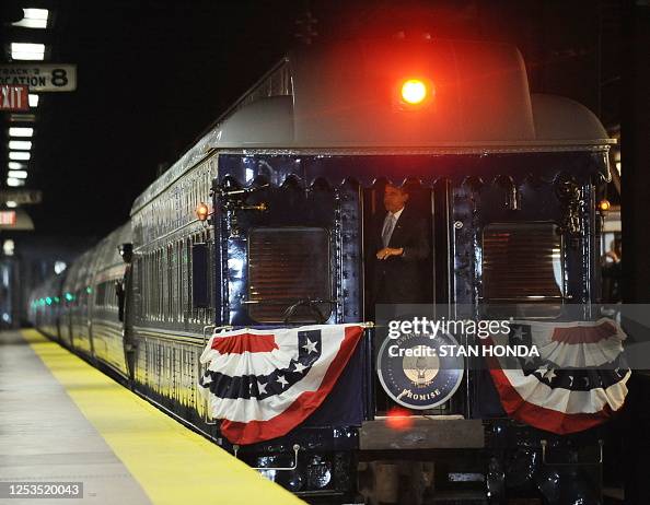 TOPSHOT-US-POLITICS-INAUGURATION-TRAIN