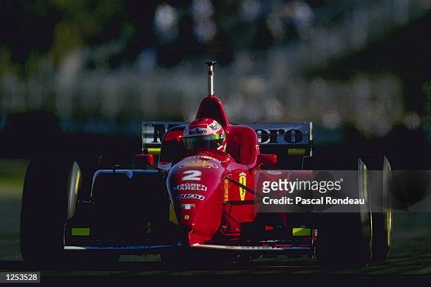 Eddie Irvine of Ireland in action in his Ferrari during the Australian formula one Grand Prix at Albert Park, Melbourne. Mandatory credit: Pascal...