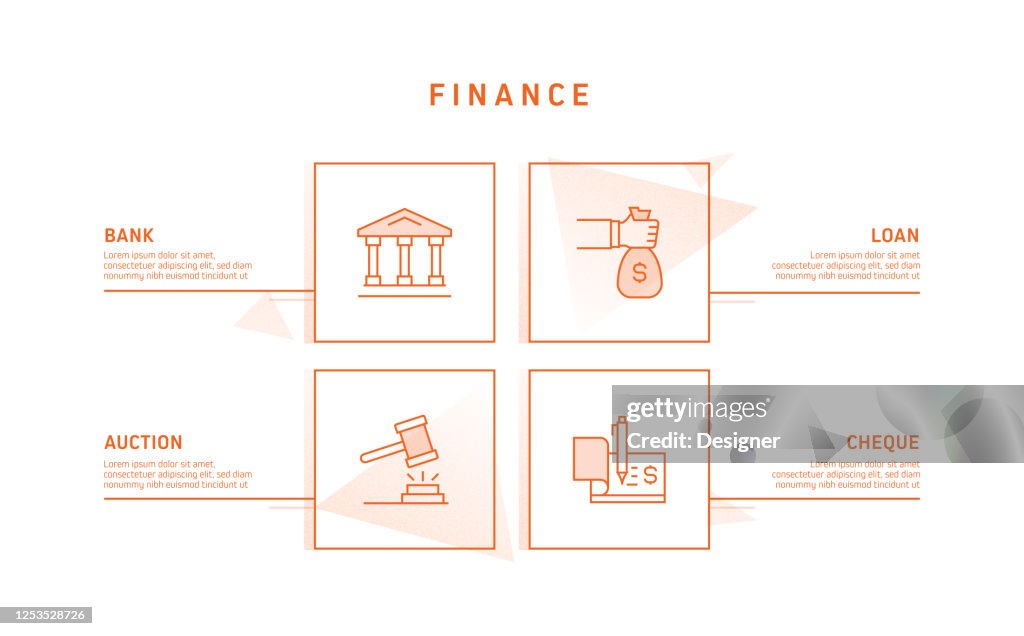 Finance Related Process Infographic Template Process Timeline Chart ...
