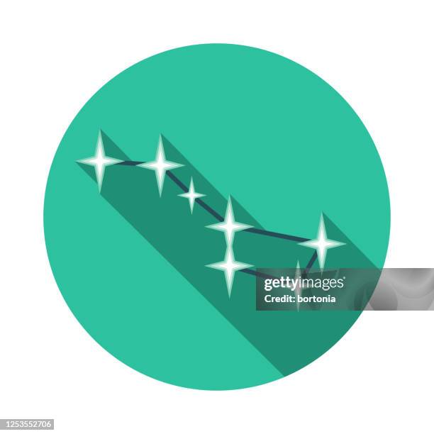 constellation science fiction icon - aerospace future stock illustrations