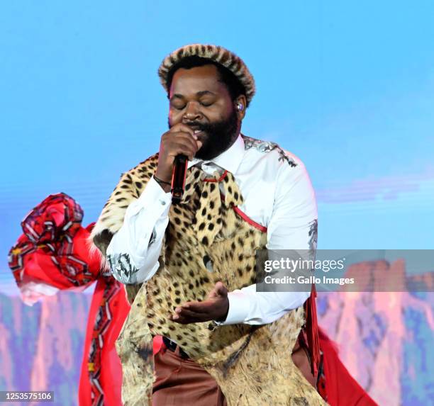 Sjava during the Metro FM Music Awards at Mbombela Stadium on May 06, 2023 in Mbombela, South Africa. The awards ceremony celebrate excellence in the...