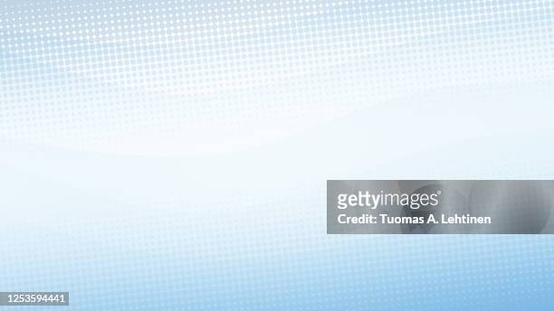 abstract dotted light blue background with sheer waves. - blu chiaro foto e immagini stock