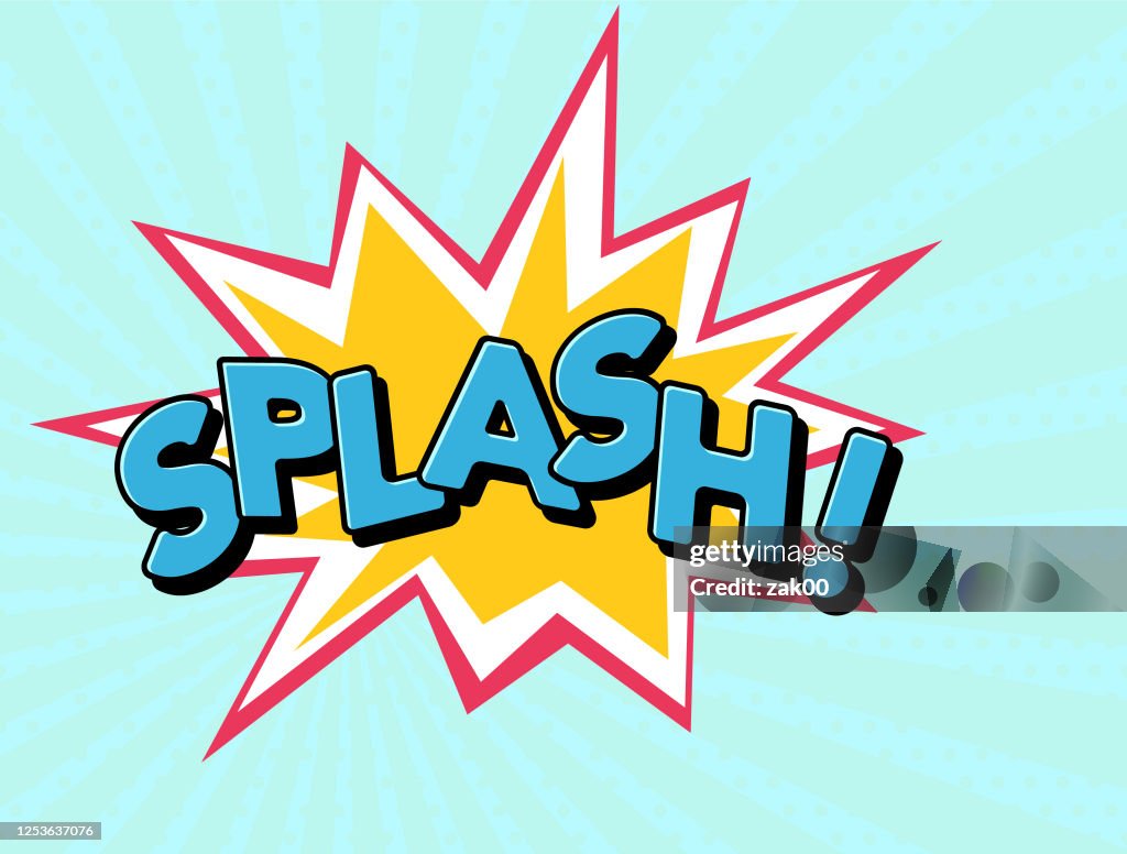 Comic Sign Splash Comic Text Splash High-Res Vector Graphic - Getty Images