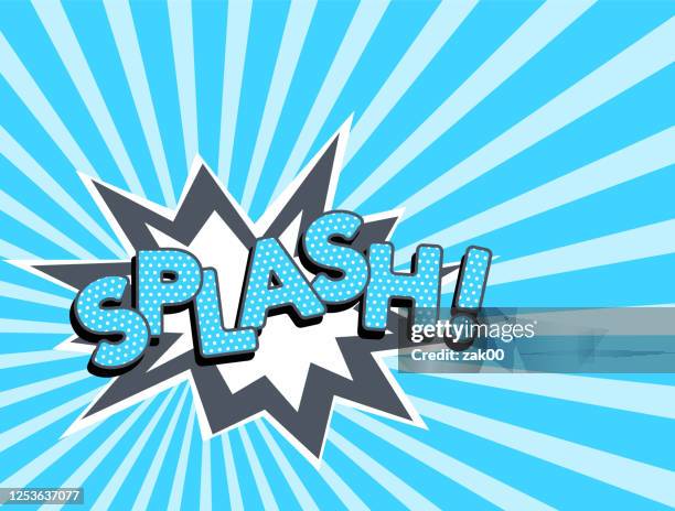 comic text splash - bubbles texture stock illustrations