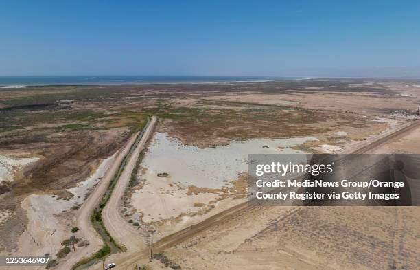 Niland, CA The intersection of Pound and Davis Roads is slated to be the new location for Controlled Thermal Resources' lithium extraction/battery...