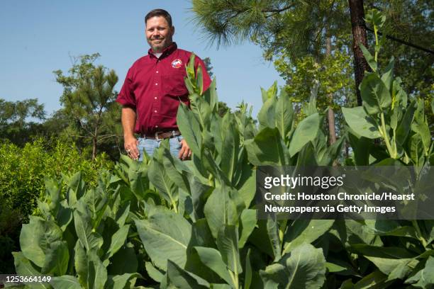 Chris Ludwig, director Mercer Botanic Gardens, poses for a portrait Wednesday, April 28, 2021 in Houston. The gardens, which are now fully opened,...