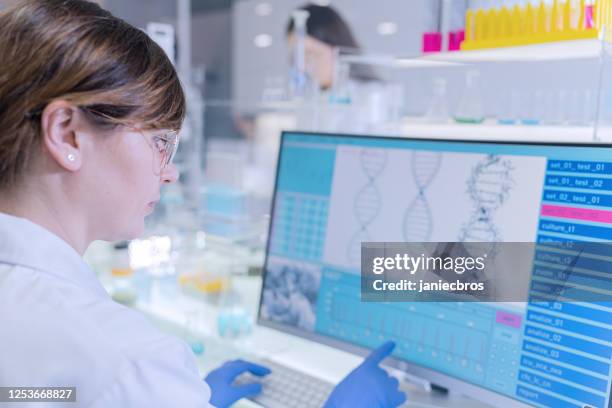 Lab Computer Dna 3,563 Computer Dna Stock Photos, High-Res Pictures, and Images - Getty ...