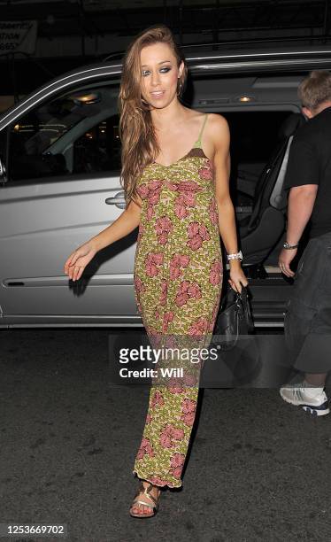 Una Healy arrives back at the Mayfair hotel. Una had been in Brighton earlier in the evening performing with 'The Saturday's' as part of their summer...