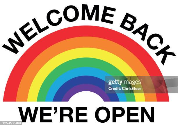 open after covid-19 - retail mask stock illustrations